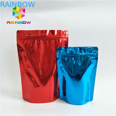 食品等級の習慣は立てます袋によって印刷された臭いの証拠のアルミ ホイルのZiplockを印刷しました