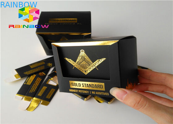 窓が付いている小さい商品プロダクトを包む浮彫りにされた印刷紙箱