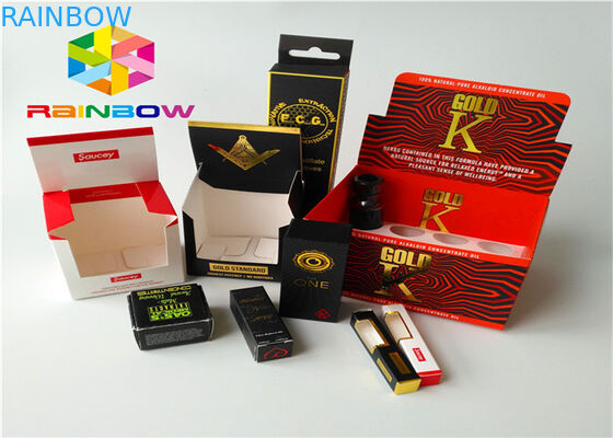 窓が付いている小さい商品プロダクトを包む浮彫りにされた印刷紙箱