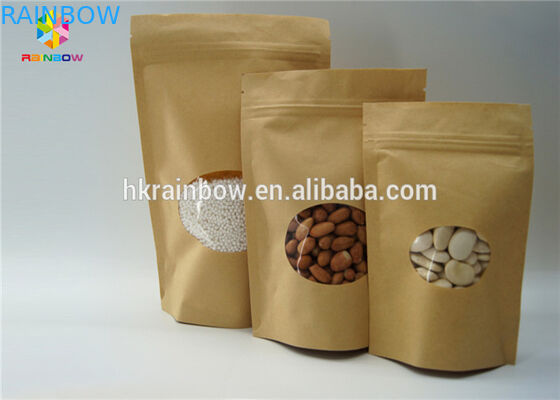 食糧のためのアルミ ホイルのジッパー ロックの紙袋の包装の袋のDoypackの小さい無光沢の効果