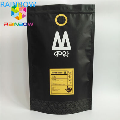 1つの方法弁のジップ ロック式のコーヒー バッグ印刷されるプラスチック袋の包装を立てて下さい