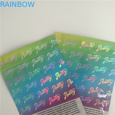 包む草の香クッキーを印刷するホログラムはエキゾチックな大きいAlsのためのプラスチック袋を立てます