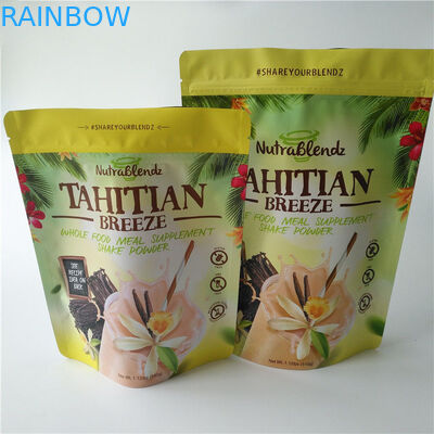 Doypacksマイラーの軽食の包装袋は、アルミ ホイル ドライ フルーツのためのジップ ロック式袋を立てます