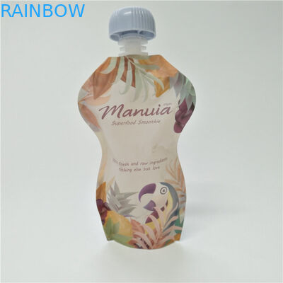 カスタマイズされる口の袋の包装の子供の安全なふたの再使用可能なベビーフードの袋を印刷します