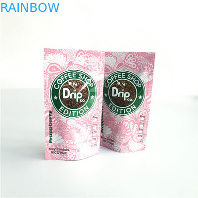 注文の印刷のプラスチック袋の包装は1つの方法ガスを抜く弁が付いているジッパー袋を立てます