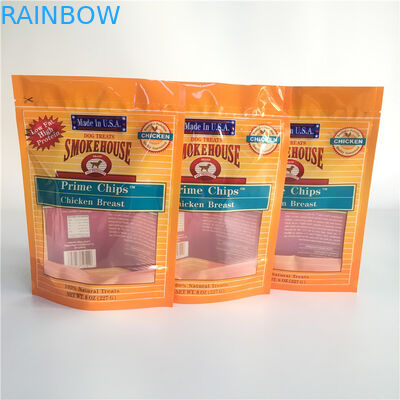 注文の印刷のプラスチック袋の包装は1つの方法ガスを抜く弁が付いているジッパー袋を立てます