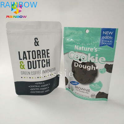 グラビア印刷の印刷は粉の食糧のためにカスタマイズされるアルミ ホイル袋のジッパー ロックを立てます