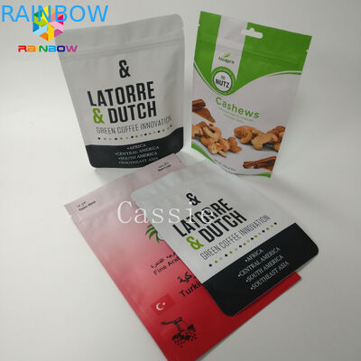 Resealableアルミ ホイルを包むデジタル印刷の軽食袋は袋を立てます