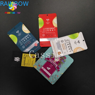 マイラーのプラスチック アルミニウム袋のジッパーとの小型サンプル貯蔵を包む無光沢のプラスチック袋