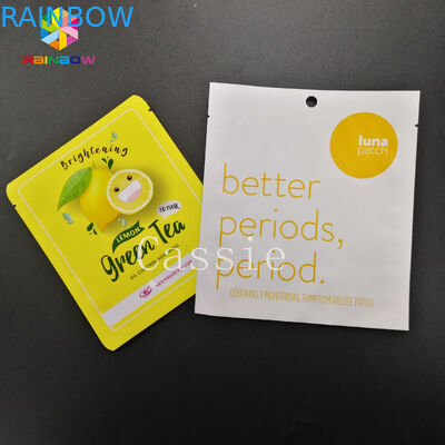 SGS/FDAは顔の美シートのマスクのパックの化粧品3の側面のシールを包む袋を立てます