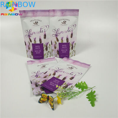 平底ボディを包む注文の無光沢の印刷ホイルの袋はジッパーが付いている袋をごしごし洗います