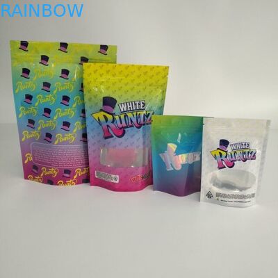 ポリ袋のデジタルによって印刷されるマイラーのジッパー ロックを包むカスタマイズされた無光沢の草の香