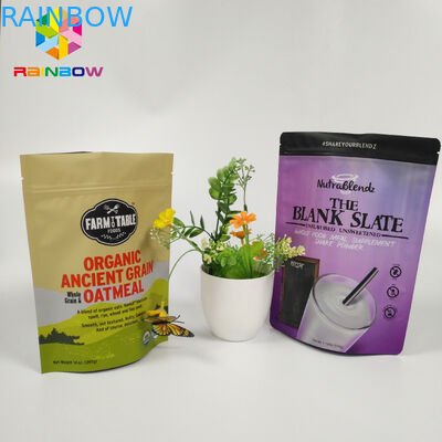 Resealable軽食袋の包装のアルミ ホイルはDoypackのジッパー ロックの袋を立てます