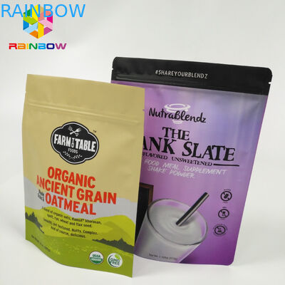 Resealable軽食袋の包装のアルミ ホイルはDoypackのジッパー ロックの袋を立てます