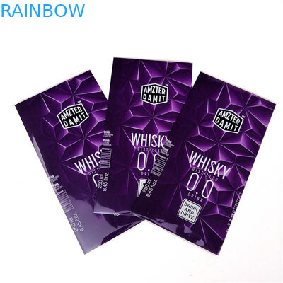 紫外線抵抗力がある収縮の袖はプラスチック水差しのラベルのための防水多彩分類します