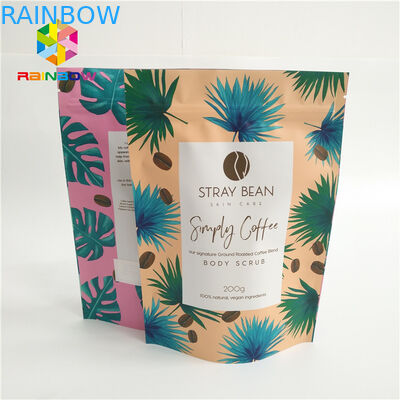 ジッパーの袋マットの光沢のある湿気を包む習慣によって印刷される袋のプラスチック コーヒー バッグの食糧パッケージのruntzを立てて下さい