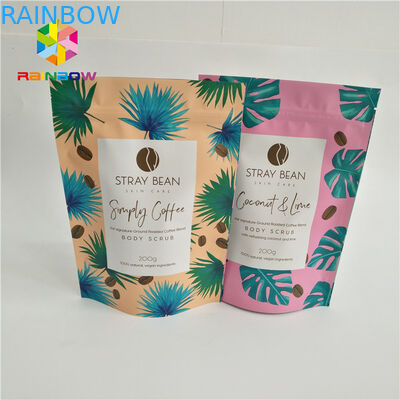 ジッパーの袋マットの光沢のある湿気を包む習慣によって印刷される袋のプラスチック コーヒー バッグの食糧パッケージのruntzを立てて下さい