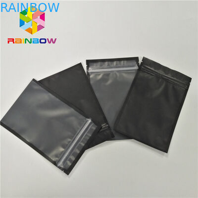 習慣はジッパーおよびゆとりの前部と包む電話貝のための3側面のシールのポリ袋を印刷しました