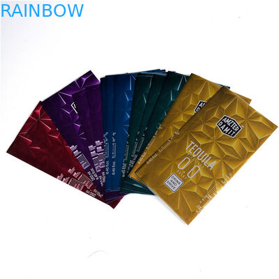 習慣は収縮の覆いのびんのラベル、防水収縮の覆いバンドCMYK色を印刷しました