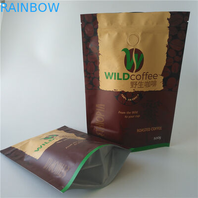 習慣はアルミ ホイルを立てます袋の再生利用できる無光沢の終わりPDA SGSの承認を印刷しました