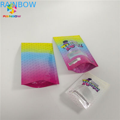 習慣はCBDキャンデーの包装のための臭いの証拠のRuntz Resealableジップ ロック式のDoypackによって薄板にされた物質的な袋を印刷しました