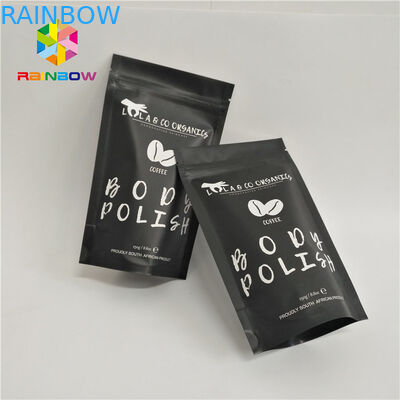 白いpalsticジッパーによって薄板にされるコーヒー バッグは明白に500g 1kg 3kgのために包むジップ ロック式の破損のノッチが付いている袋を立てます