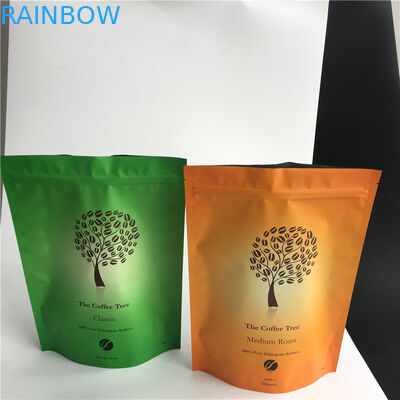 弁250g 500g 1kgが付いているResealableジップ ロック式の上のコーヒー バッグを立てるデジタル印刷