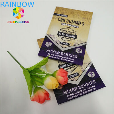 3g 5g 10gの湿気の袋を包む草のカプセルのアルミ ホイルはサイズをカスタマイズしました