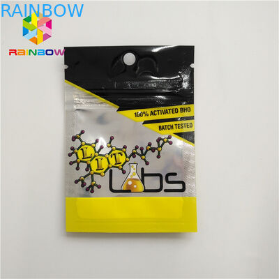 ジッパーの破損のノッチと密封されるプラスチック袋3の側面を包むResealable草の香