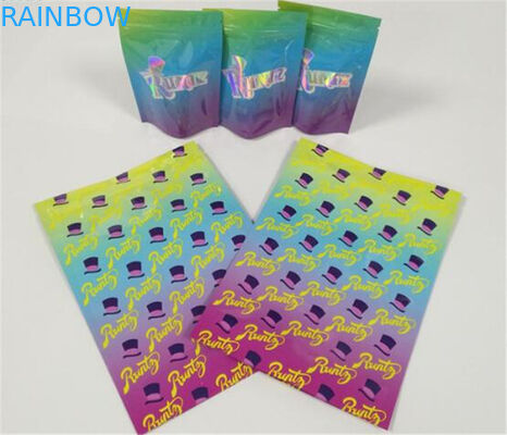 臭いの証拠の化粧品のオルガナイザー袋の光沢のあるマイラー医学のホイルの小型Ziplock CYMK色