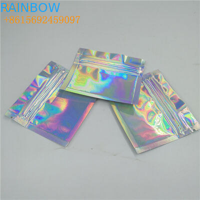 印刷された小型3側面はレーザー光線写真構造袋のマイラーのジップ ロック式の袋の習慣を密封しました