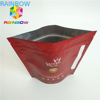 弁が付いているアルミ ホイルを包む薄板にされた物質的な食糧プラスチック袋