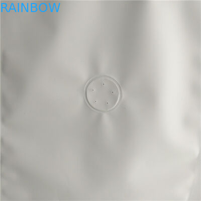 空気弁が付いている平底袋の食品包装のフィルムの明白で白い印刷の上の詰物