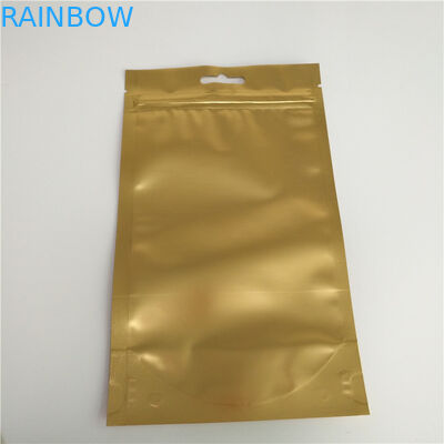 上のジッパーはヨーロッパ/円形の掛かる穴が付いている袋の袋によって薄板にされる材料を立てます