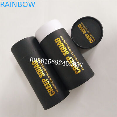 金ぱく押しのカスタマイズされたロゴを包む生物分解性のボール紙の紙箱