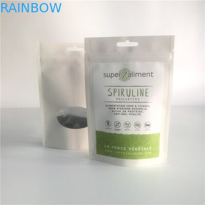 Resealableカスタマイズされた紙袋は明確な窓との袋のグラビア印刷の印刷を立てます