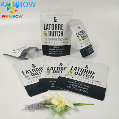 Reclosable弁のコーヒー バッグ薄板にされた材料を包むジップ ロック式ホイルの袋