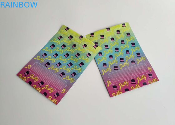 注文クッキーの雑草の種袋のホログラムのZiplockを包むプラスチック袋を立てて下さい