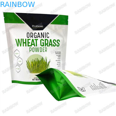 環境に優しいクラフト紙袋 Pla素材 ローゴ付き Zipロックバッグ スタンドアップポック 耐久性高い品質のパッケージバッグ スタン