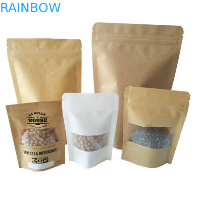 再使用可能な軽食袋の包装の習慣はクラフトの食糧を立てます証明された袋SGSを印刷しました