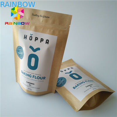 スナック窓と透明な包装袋のジッパー ロックのゆとりのプラスチック袋を立てて下さい