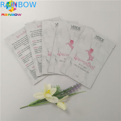 顔のマスク化粧品の包装袋のアルミ ホイルの光沢のある印刷された表面の終わり