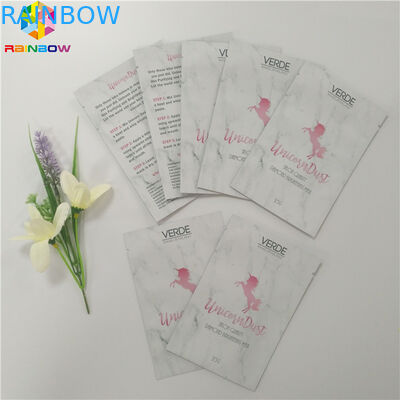 顔のマスク化粧品の包装袋のアルミ ホイルの光沢のある印刷された表面の終わり