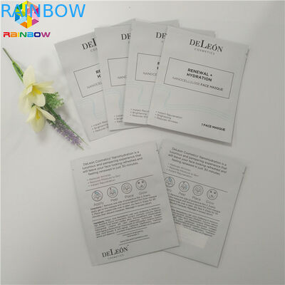 アルミ ホイル プラスチック化粧品の包装袋の顔のパッキング3側面のシールのマスクの包み