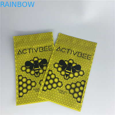 3側面のシールはコーヒー袋のプラスチック マイラーのジッパー ロックのタバコの雑草の包装を立てます