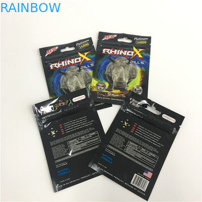 印刷されたホイルによって並べられるグリップのシールのゆとりのジッパー ロックを包む食糧貯蔵のプラスチック袋