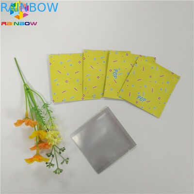 マイラー3の側面のシールの軽食の茶カプセルのための平らなジッパー袋を包む食品等級ホイルの袋
