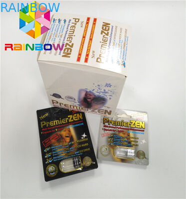 注文の子供の抵抗力があるBottonロック3Dカード紙箱を包むPremierzenのまめカード