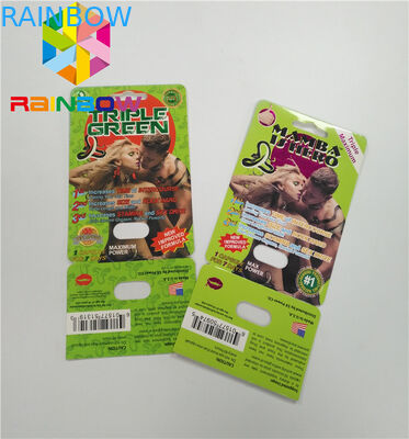 注文の子供の抵抗力があるBottonロック3Dカード紙箱を包むPremierzenのまめカード