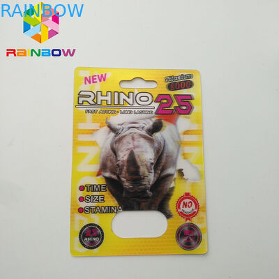 カードを包んでいる人のための3D効果の性の丸薬を包む正常なサイズのまめカード